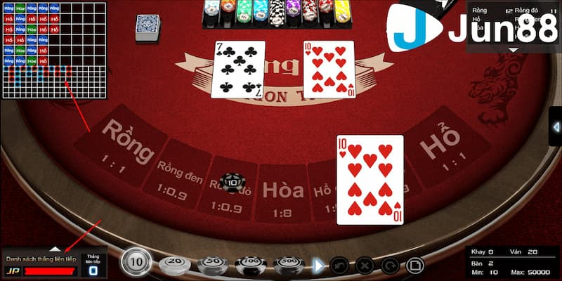 Quy tắc - cách chơi rồng hổ cơ bản cho người mới