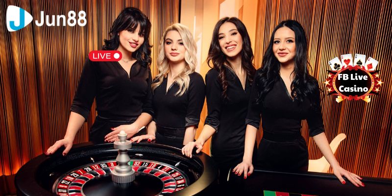 Dealer chia bài trực tiếp tại FB Live Casino, mang lại trải nghiệm thực tế sống động.